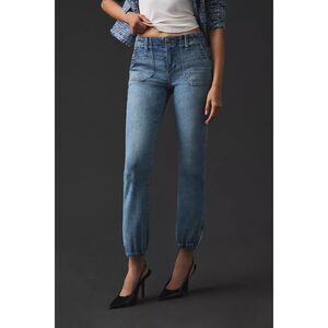 Anthropologie Paige Mayslie Mid-Rise Joggers in Marienne Size 29